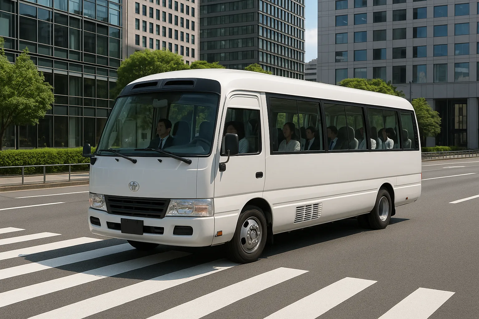 Office transport for staff to Business Bay and SZR